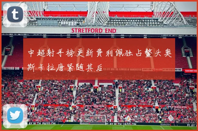 中超射手榜更新费利佩独占鳌头奥斯卡拉唐紧随其后